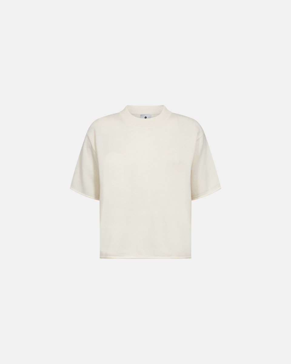 JBS of Denmark Women T-shirt | 100% Merinould | Ivory - S