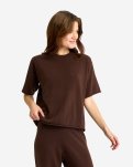 T-shirt | 100% Merinould | Brun -JBS of Denmark Women