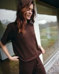 T-shirt | 100% Merinould | Brun -JBS of Denmark Women