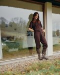 T-shirt | 100% Merinould | Brun -JBS of Denmark Women