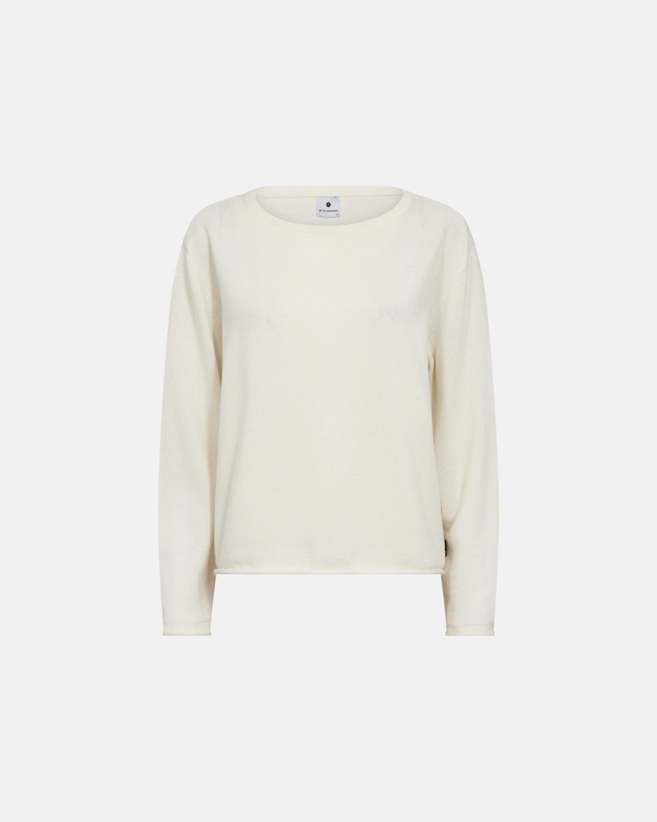 JBS of Denmark Women Striktrøje | 100% Merinould | Ivory - S