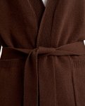 Cardigan | 100% Merinould | Brun -JBS of Denmark Women