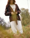 Cardigan | 100% Merinould | Brun -JBS of Denmark Women
