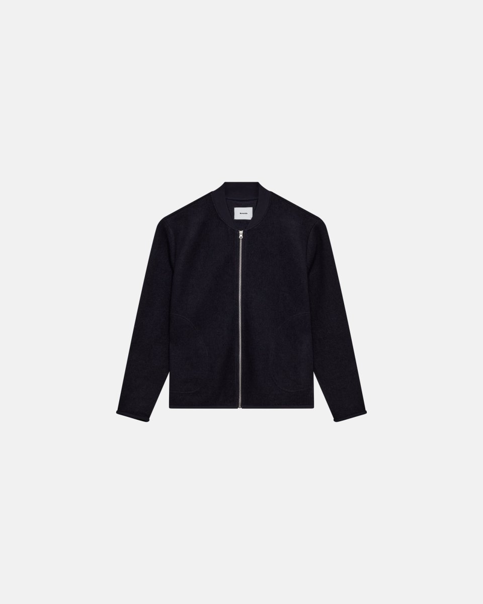 Resteröds Luke jakke | Polyester-uld blend | Navy - S