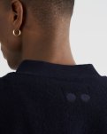 Luke Jakke | Polyester-uld blend | Navy -Resteröds