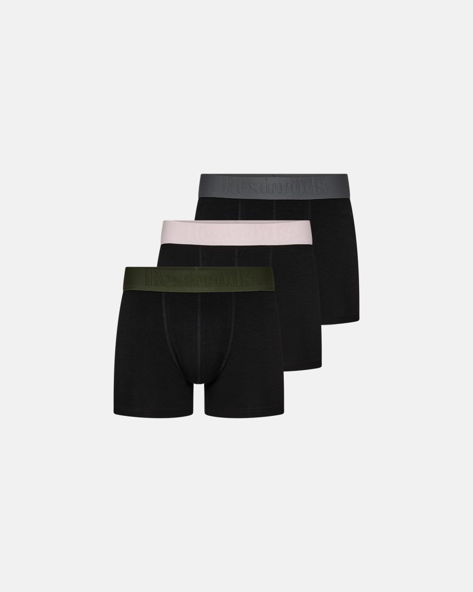 Resteröds Gunnar tights, 3-pak | Bambusviskose | Sort - S