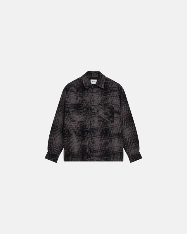 Nolan Twill overshirt | 100% bomuld | Mrk gr