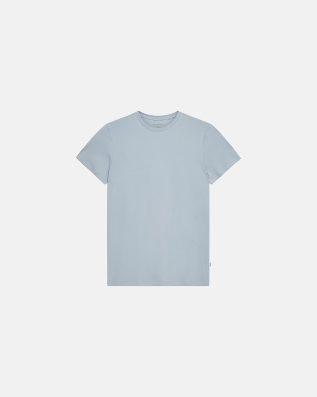 T-shirt ´o-neck´ | Bambusviskose | Lys blå