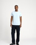 T-shirt 'o-neck' | Bambusviskose | Lys blå -Resteröds