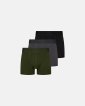 Gunnar Tights 3-pak | Bambusviskose | Sort/Grøn/grå - Resteröds