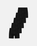 Tights long leg 'kalle' 5-pak | Bambusviskose | Sort -Resteröds