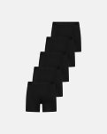 Tights long leg 'kalle' 5-pak | Bambusviskose | Sort -Resteröds