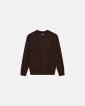 Lean pullover | Uld | Brun - Resteröds