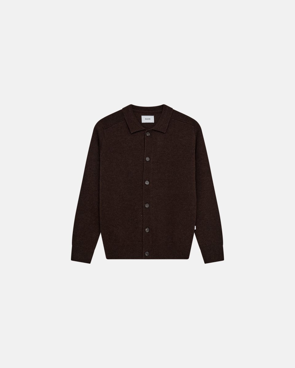 Resteröds Dean cardigan | Uld | Brun - S