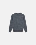 Jameson Pullover | Uld | Blå -Resteröds