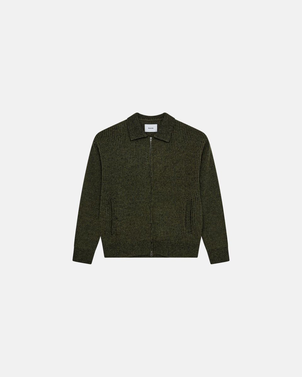 Resteröds Floyd cardigan | Uld | Grøn - S
