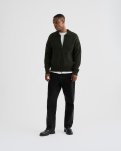Floyd Cardigan | Uld | Grøn -Resteröds