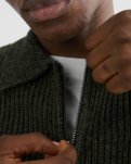 Floyd Cardigan | Uld | Grøn -Resteröds