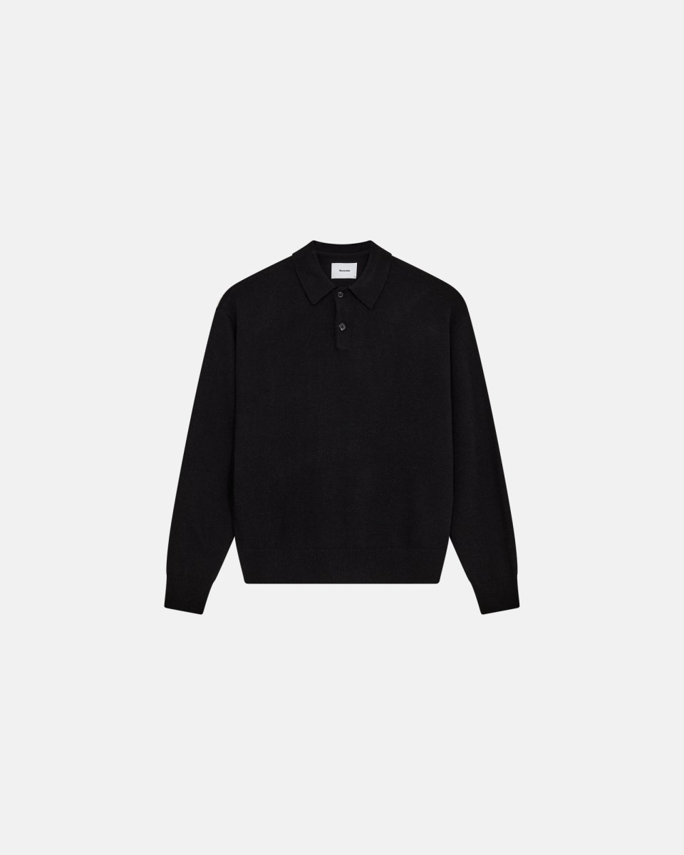 Resteröds Jacob polo | Uld | Sort - S