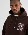 Elliot Hoodie  | 100% bomuld | Brun -Resteröds