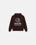 Elliot Hoodie  | 100% bomuld | Brun -Resteröds