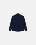 Chris Poplinskjorte | 100% bomuld | Navy -Resteröds