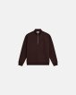 Zack half-zip sweatshirt | 100% bomuld | Brun - Resteröds