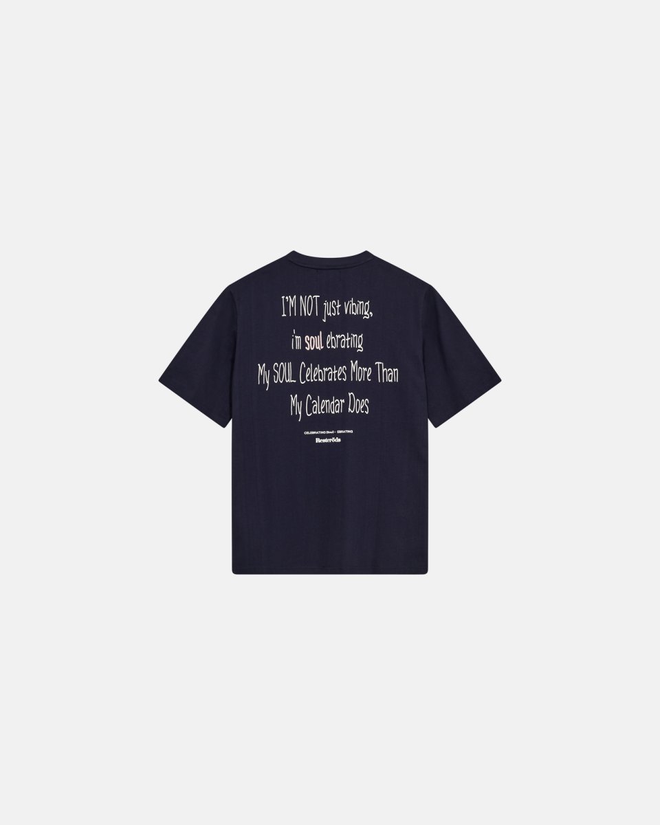 Resteröds Tas t-shirt | 100% bomuld | Navy - S