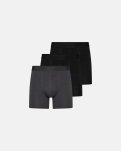 Tights Long leg 'kalle' 3-pak | Bambusviskose | Sort/grå -Resteröds