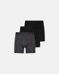Tights Long leg 'kalle' 3-pak | Bambusviskose | Sort/grå - Resteröds