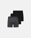 Tights Long leg 'kalle' 3-pak | Bambusviskose | Sort/grå -Resteröds