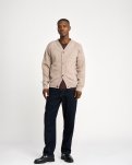 Kyle Cardigan | Uld | Sand -Resteröds