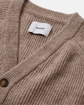 Kyle Cardigan | Uld | Sand -Resteröds