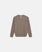 Michael Pullover | Uld | Mørk sand - Resteröds