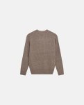 Michael Pullover | Uld | Mørk sand -Resteröds