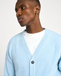 Kyle Cardigan | Uld | Lys blå -Resteröds