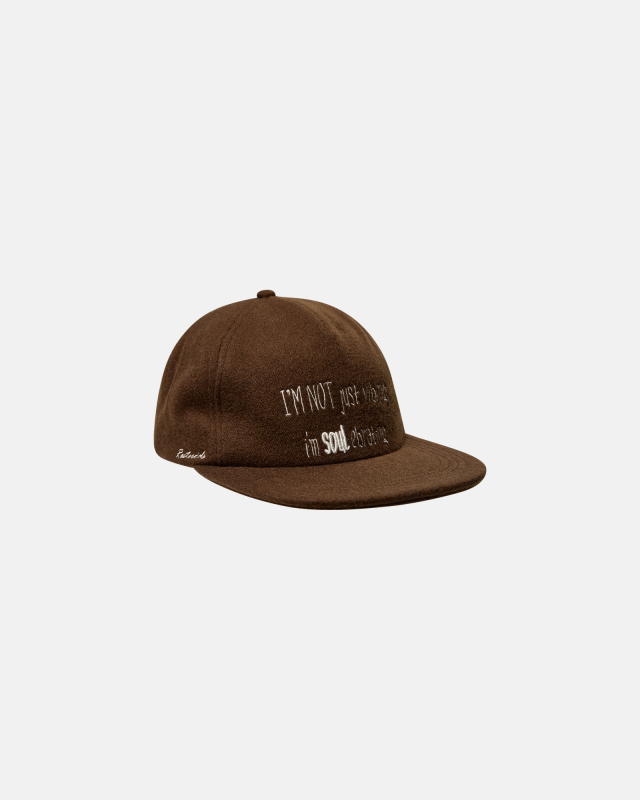 Baseball cap | 100% uld | Brun