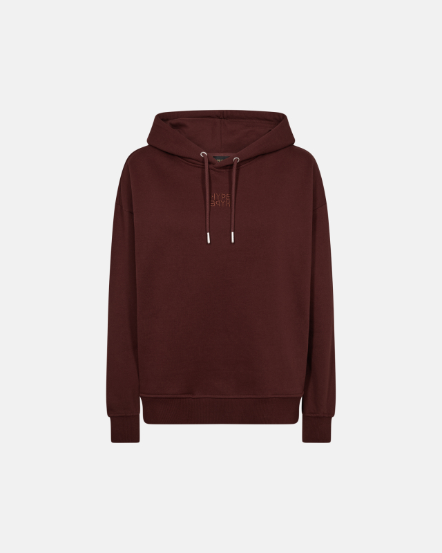 Hoodie | 100% bomuld | Brun