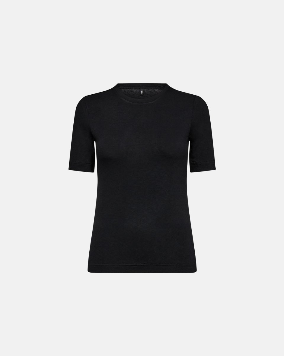 JBS of Denmark Women Cashmere-blend t-shirt | Bambusviskose | Sort - XS