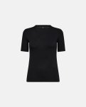 Cashmere-blend t-shirt | Bambusviskose | Sort -JBS of Denmark Women