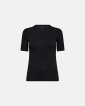 Cashmere-blend t-shirt | Bambusviskose | Sort - JBS of Denmark Women