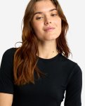 Cashmere-blend t-shirt | Bambusviskose | Sort -JBS of Denmark Women