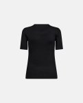 Cashmere-blend t-shirt | Bambusviskose | Sort -JBS of Denmark Women