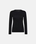 Cashmere-blend langærmet t-shirt | Bambusviskose | Sort -JBS of Denmark Women