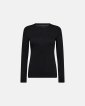 Cashmere-blend langærmet t-shirt | Bambusviskose | Sort - JBS of Denmark Women