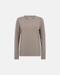 Langærmet t-shirt | Bambusviskose | Brun -JBS of Denmark Women