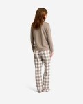 Langærmet t-shirt | Bambusviskose | Brun -JBS of Denmark Women