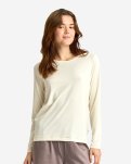 Langærmet t-shirt | Bambusviskose | Ivory -JBS of Denmark Women