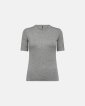 Cashmere-blend t-shirt | Bambusviskose | Grå - JBS of Denmark Women