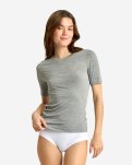 Cashmere-blend t-shirt | Bambusviskose | Grå -JBS of Denmark Women